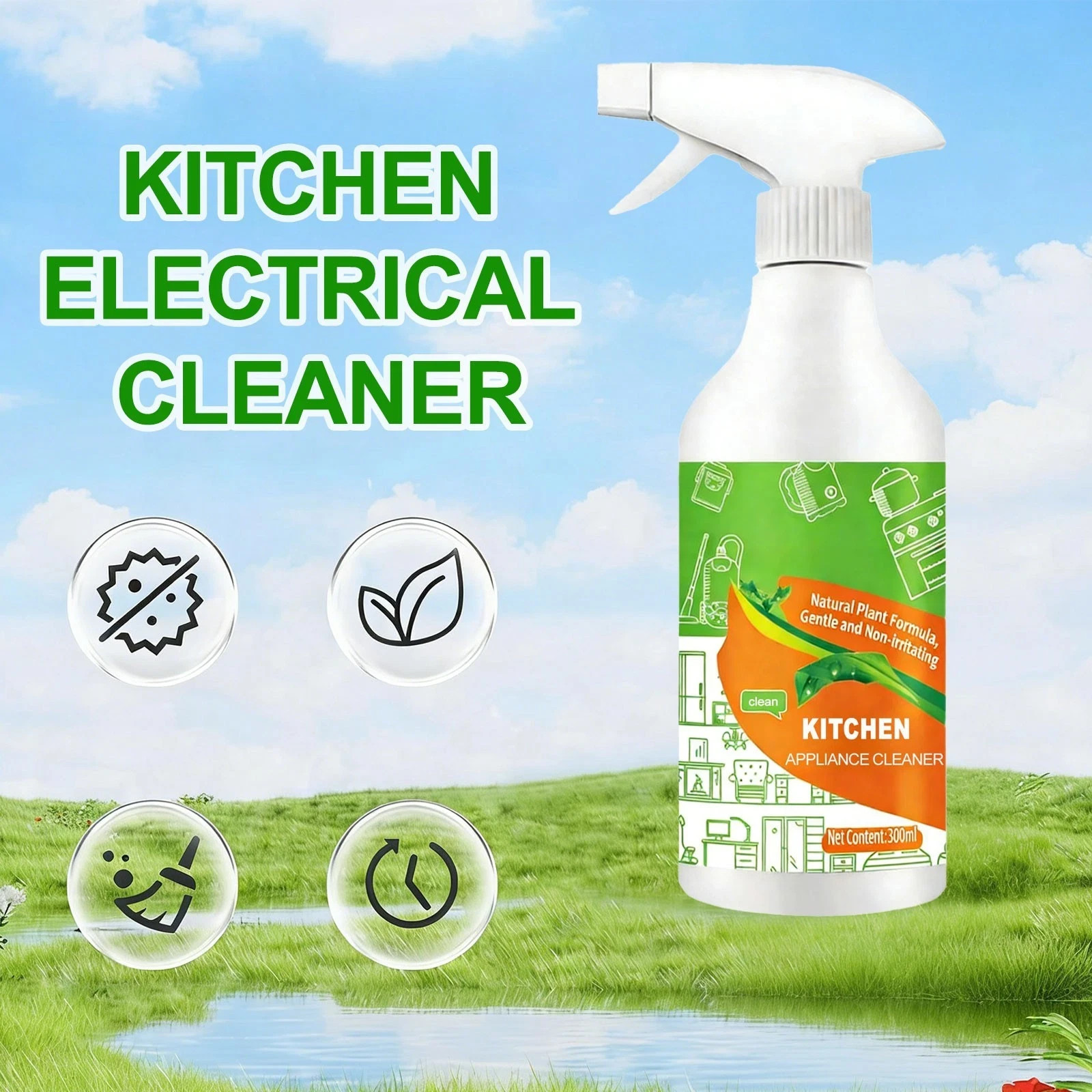 Fly Cleanse Spray-10.56oz, Fly Cleanse Enzyme Formula to Household Appliances