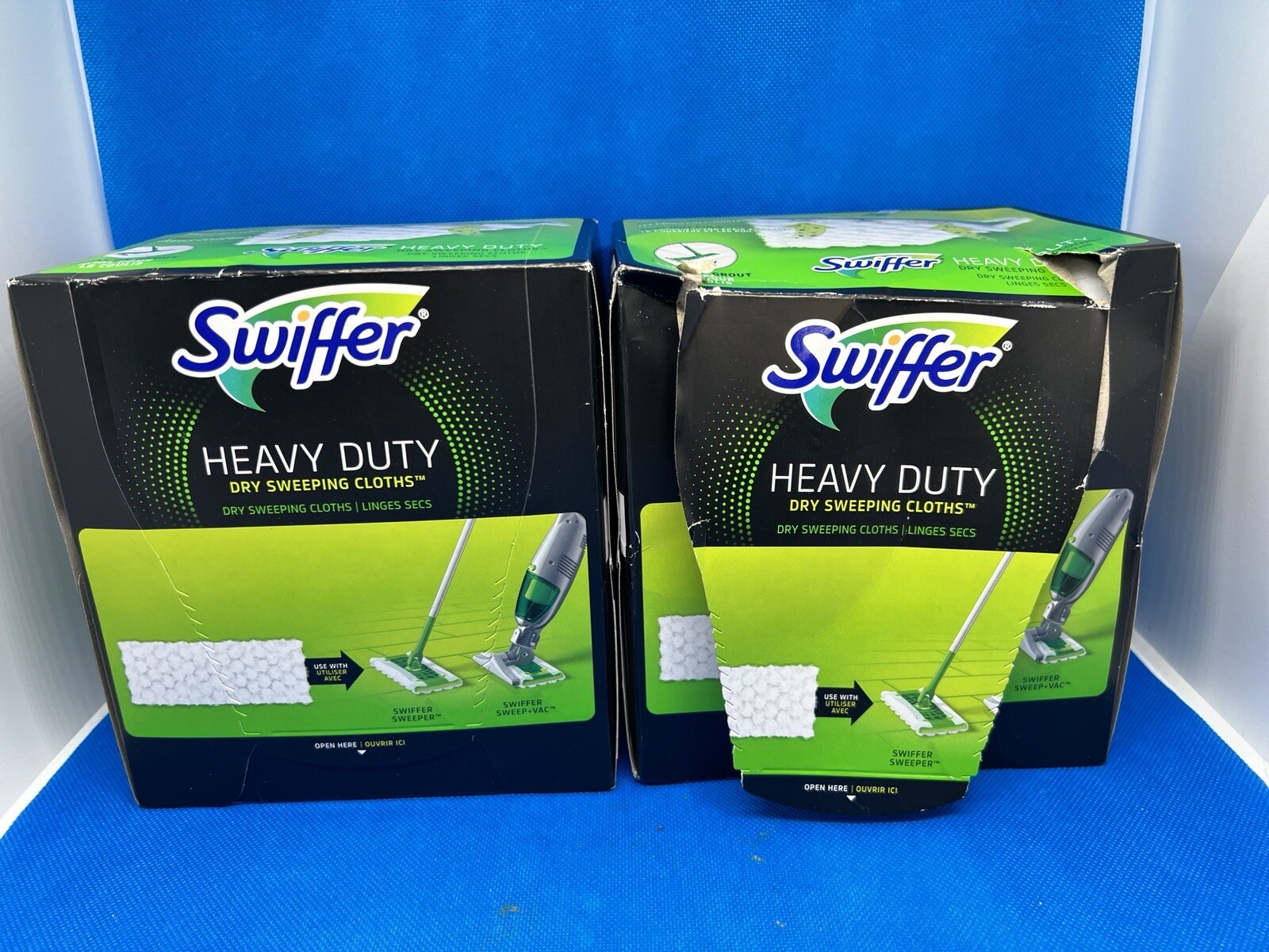 2 Boxes Swiffer Sweeper Heavy Duty Dry Sweeping Cloths – 40 Total FREE SHIP