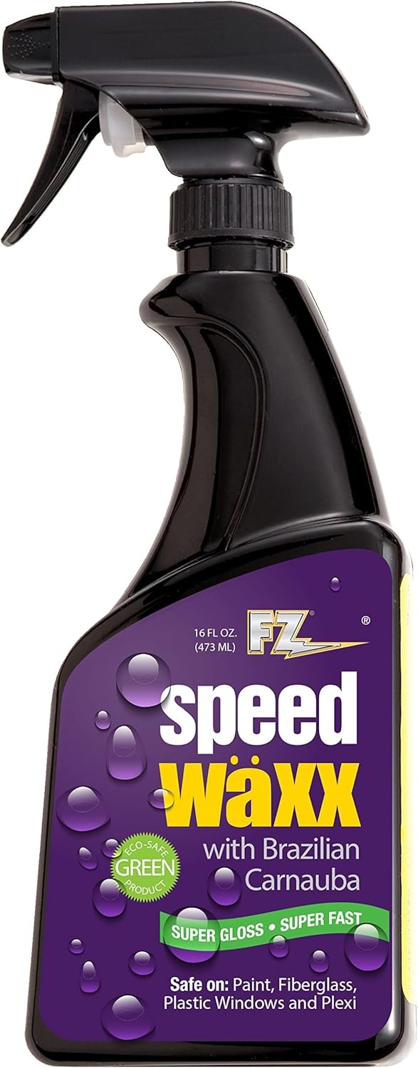 FZ Speed Waxx – Car Cleaning Supplies, Car Wax Spray with Brazilian Carnauba Wax