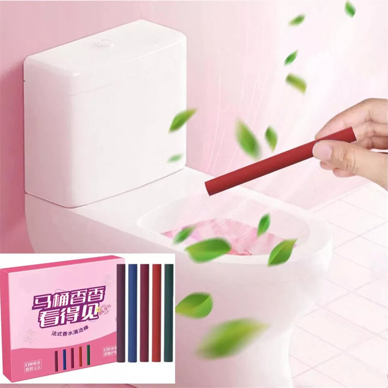 Multi-functional Deodorizing Toilet Cleaning Sticks,Automatic Long-Lasting Fresh
