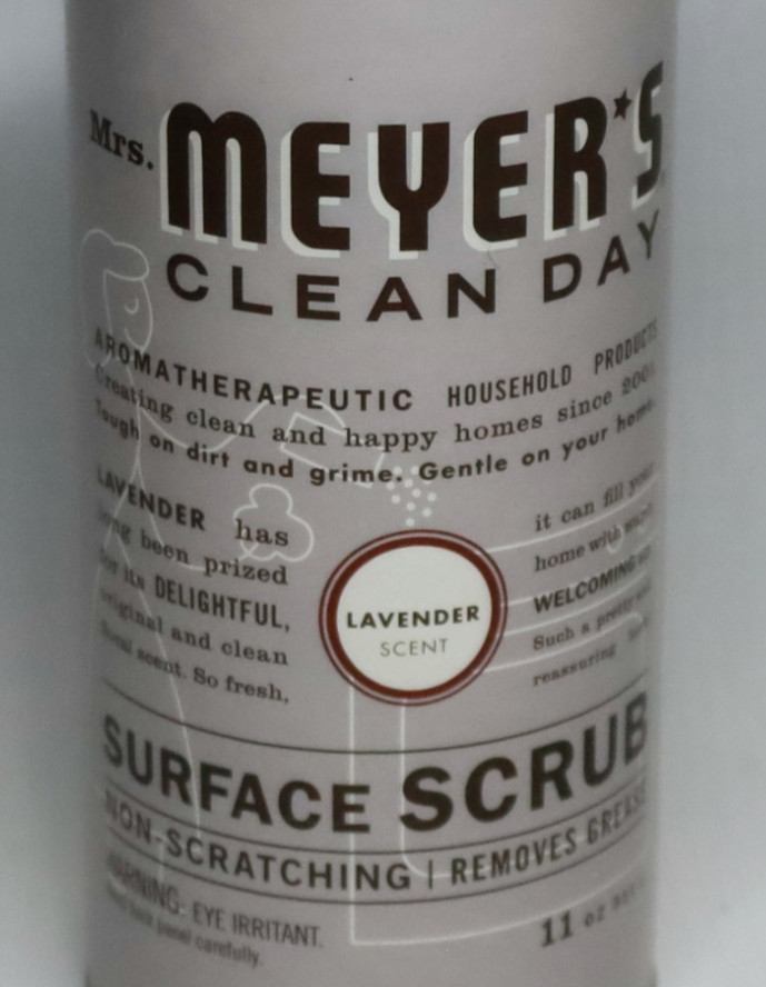 Mrs Meyer’s Clean Day Surface Scrub Lavender Scent Non Scratching 11oz Qty 2