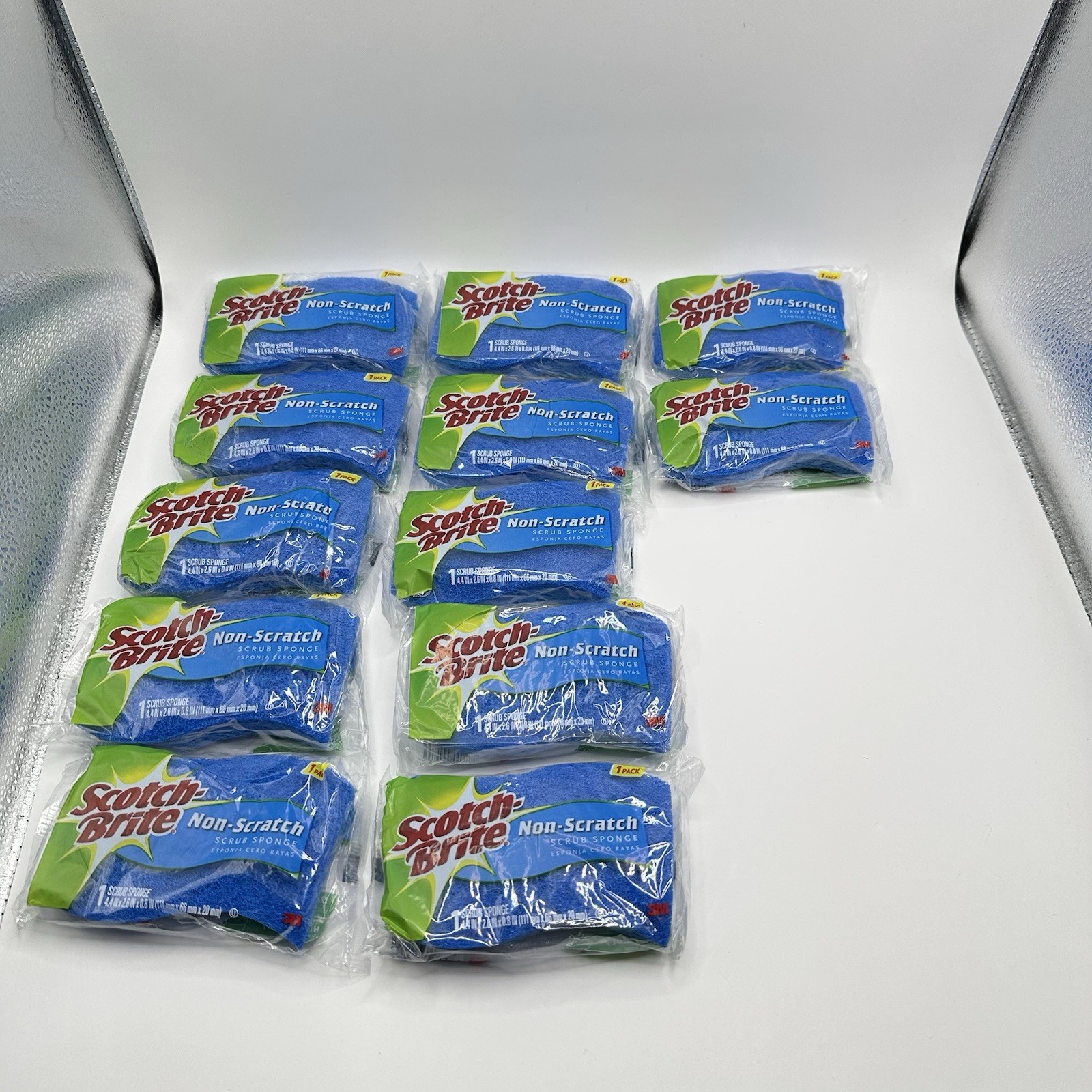Scotch Brite 3M Non-Scratch Scrub Sponges 12 Pack