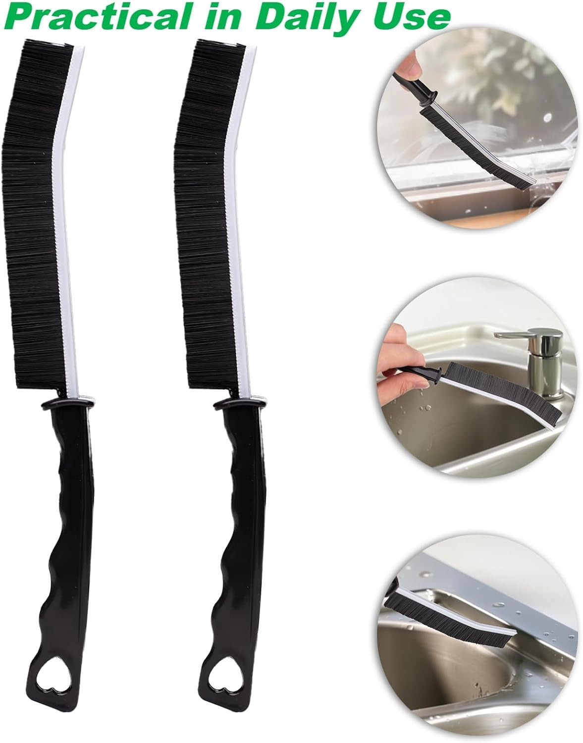 Crevice Cleaning Brush Hard Bristle Grout Brush Scrub Brush Toilet Brush Cleanin