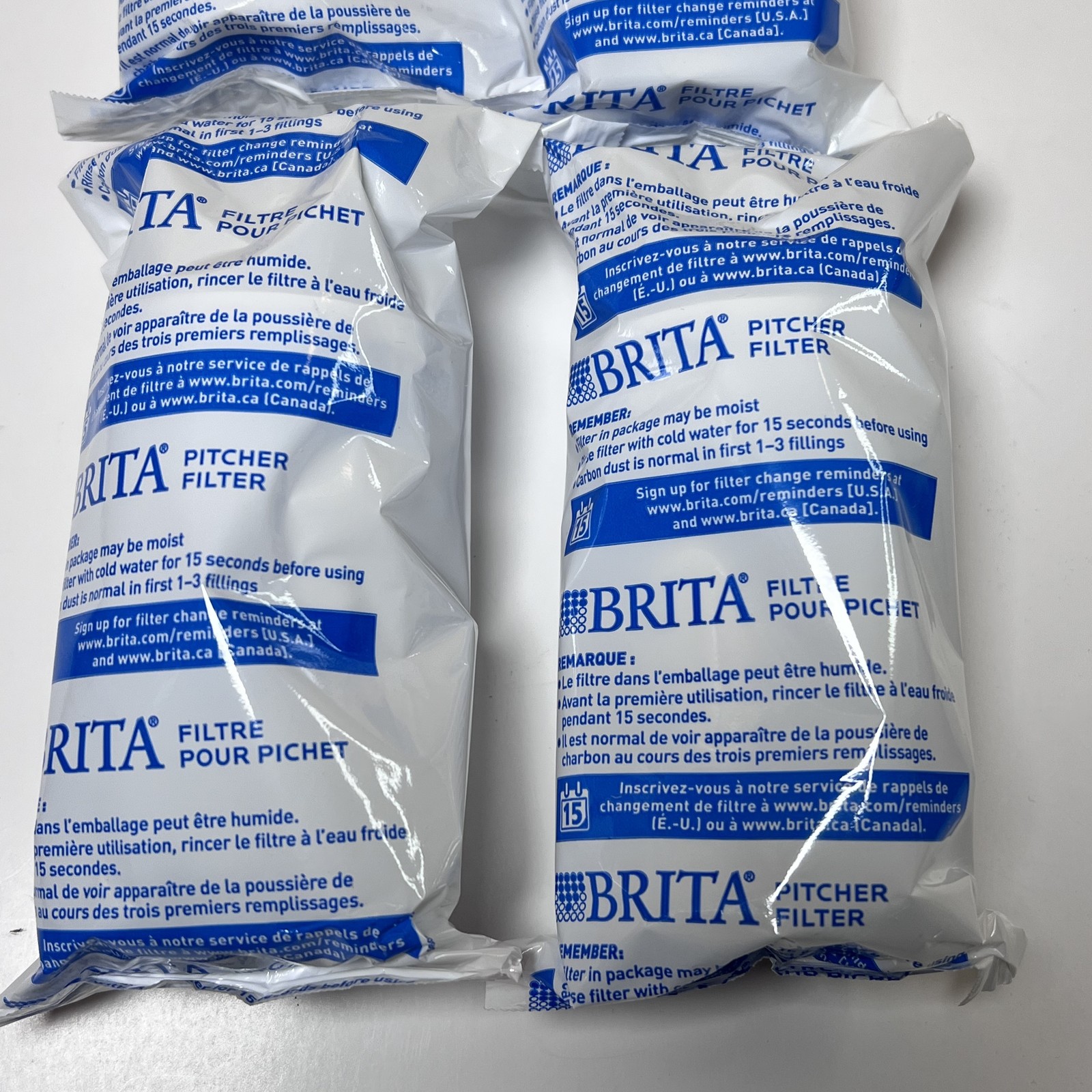 Brita Pitcher Water Filters – 4 Pack Replacement Filters for Cleaner Water
