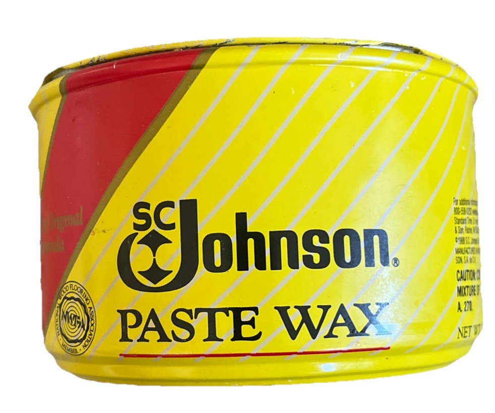 SC Johnson Paste Wax The Original Formula Open Can 60% Full Item Discontinued