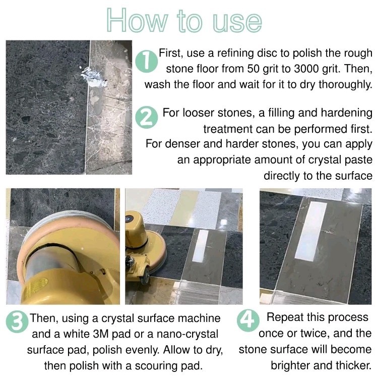 Marble Polishing Paste, Granite Polishing Compound,Marble Polishing Kit, Quar…
