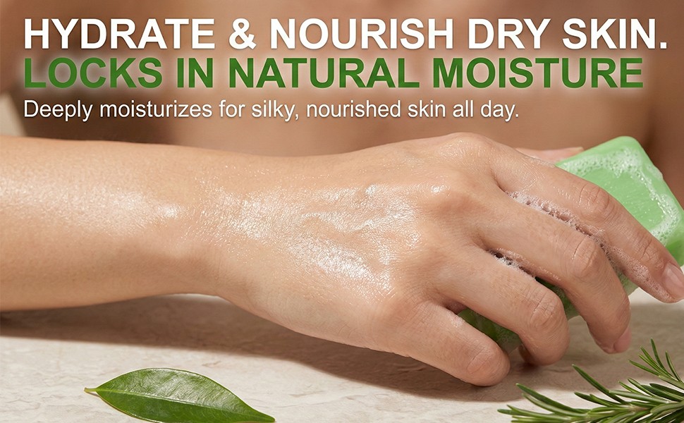 Tea Tree Oil Soap Bar for Face & Body, Natural Tea Tree Soap for