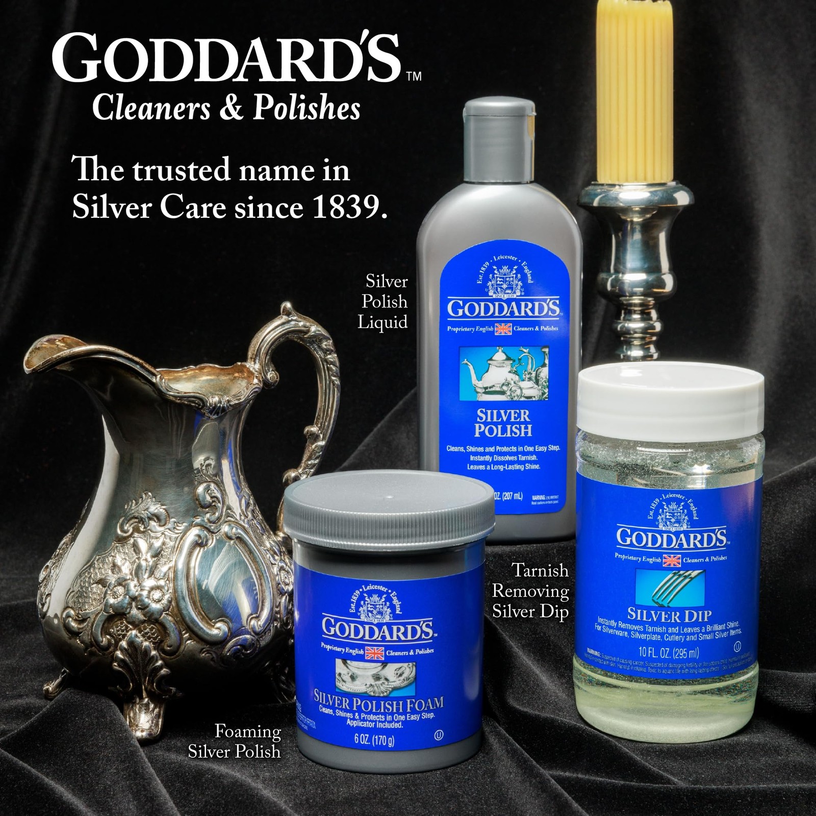 Goddard’s Silver Cleaner Dip – Silver Jewelry Cleaner Solution for Filigree M…