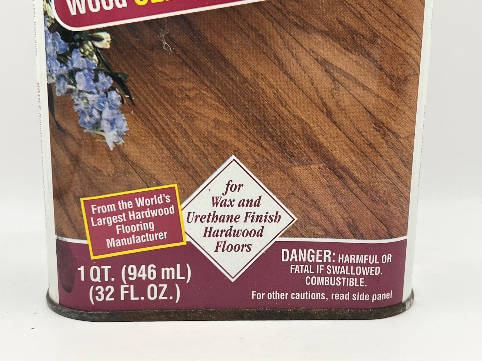 Bruce CLEAN ‘N’ STRIP Wood Cleaner & Wax Remover 1qt/32oz HALF FULL 50% Tin Can