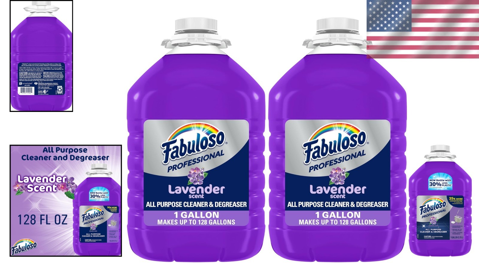 Double Power Lavender Scented All-Purpose Cleaner – 2 Pack, 256 Fl Oz Total