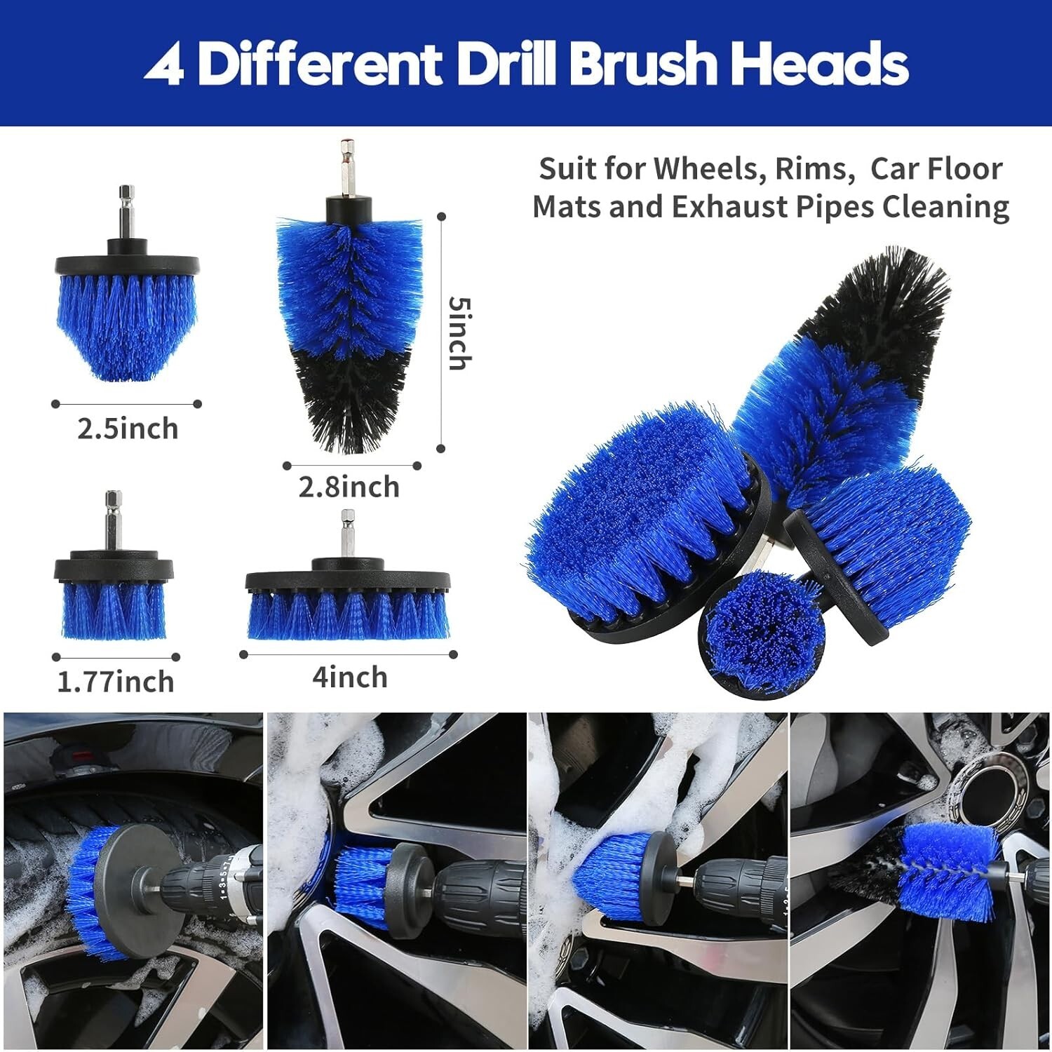 41Pcs Car Detailing Kit, Car Detailing Brush Set, Car Wash Cleaning Kit, Car …