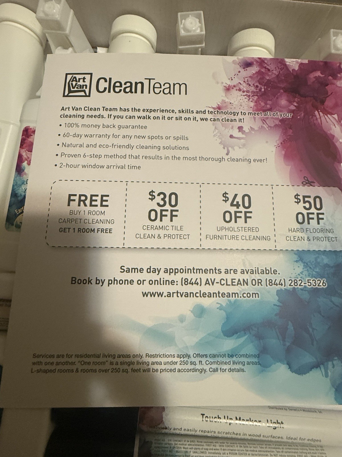 CleanTeam Platinum Furniture Care Kit (Wood Upholstery Leather Cleaner Glass)