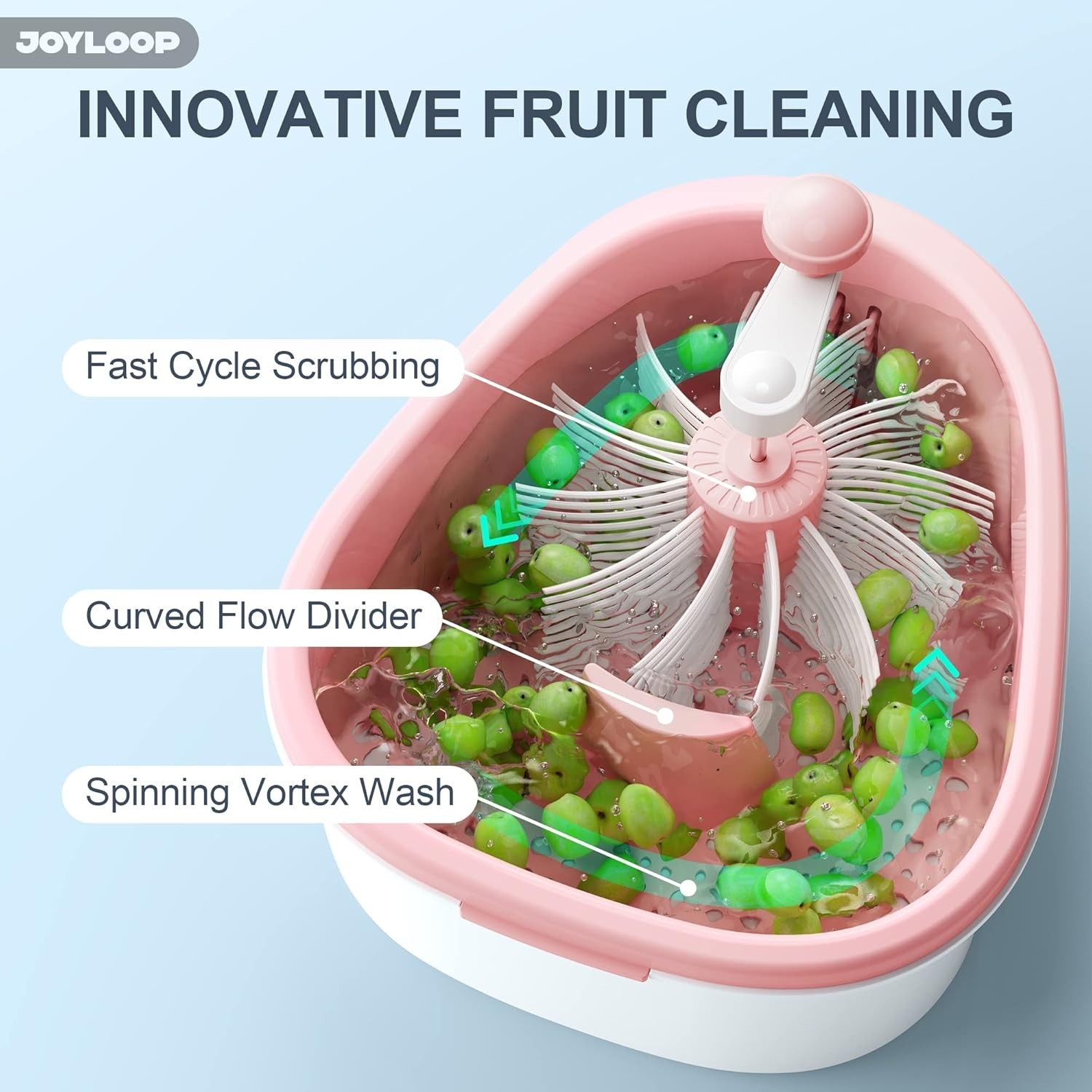 Fruit Cleaner Spinner With Fruit Washer Bowl