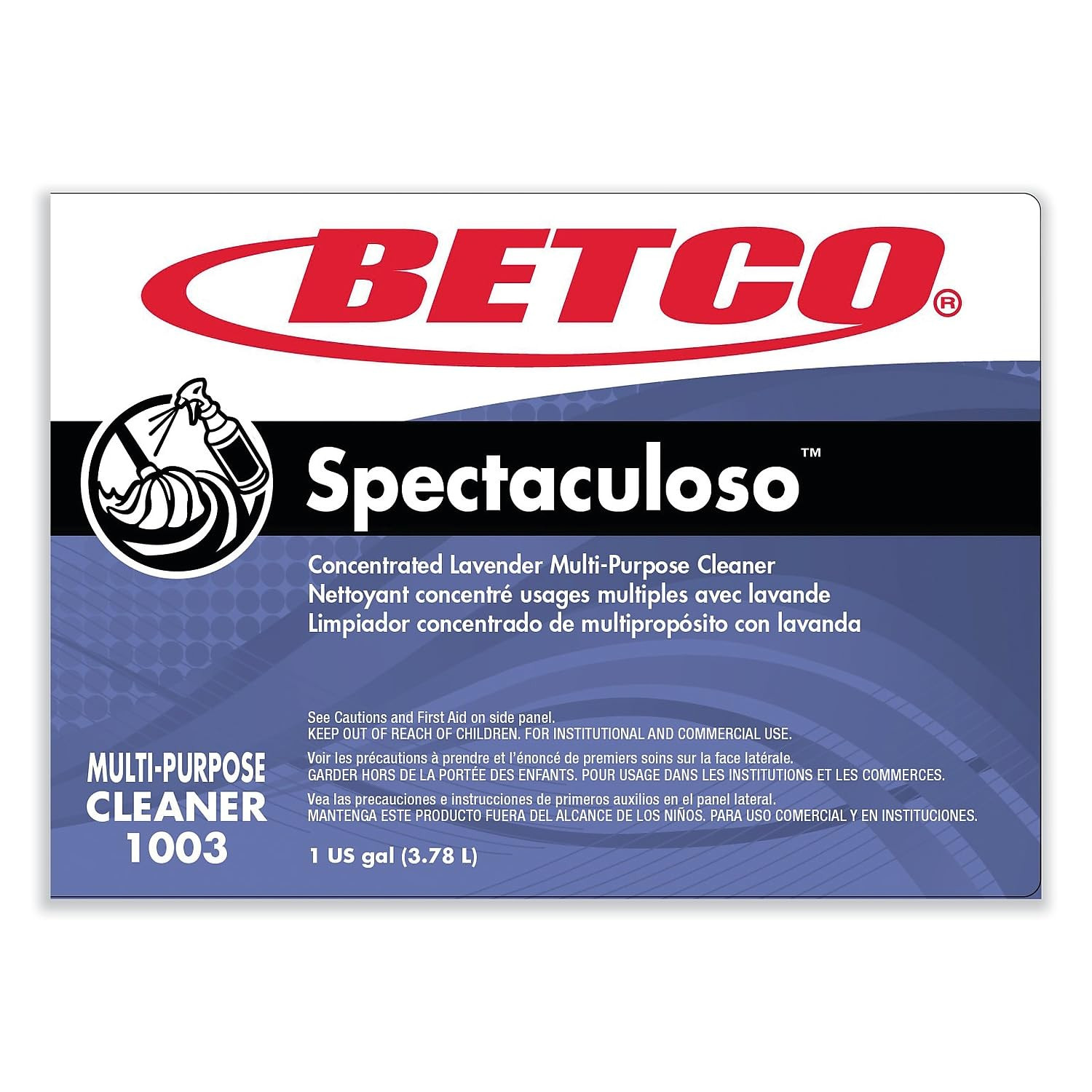 ® Spectaculoso Lavender Multipurpose Cleaner, Floral Scent, 128 Oz Bottle, Purpl