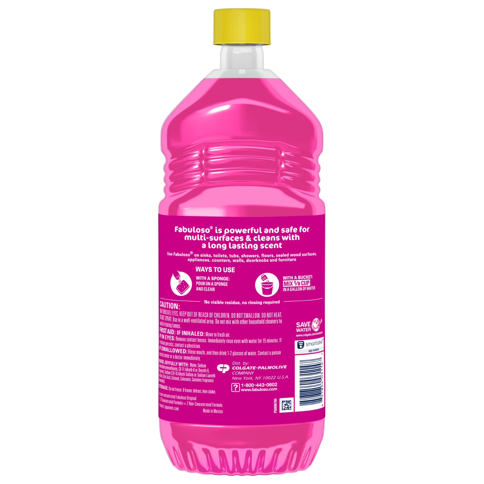 Fabuloso Multi-Purpose Cleaner, 2X Concentrated Formula, Limited Edition, Carnav