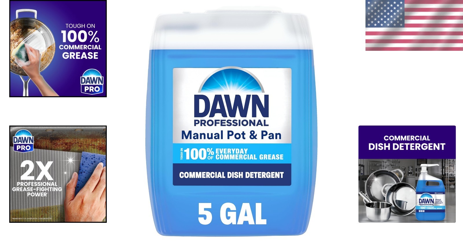 Dawn Professional Liquid Soap – 5 Gallon, Powerful Degreaser with Scent
