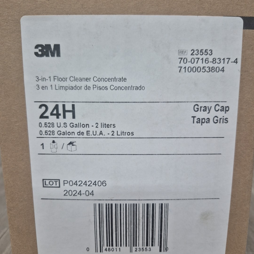 3M 7100053804 24H Floor Cleaner – Liquid 2 L Cartridge