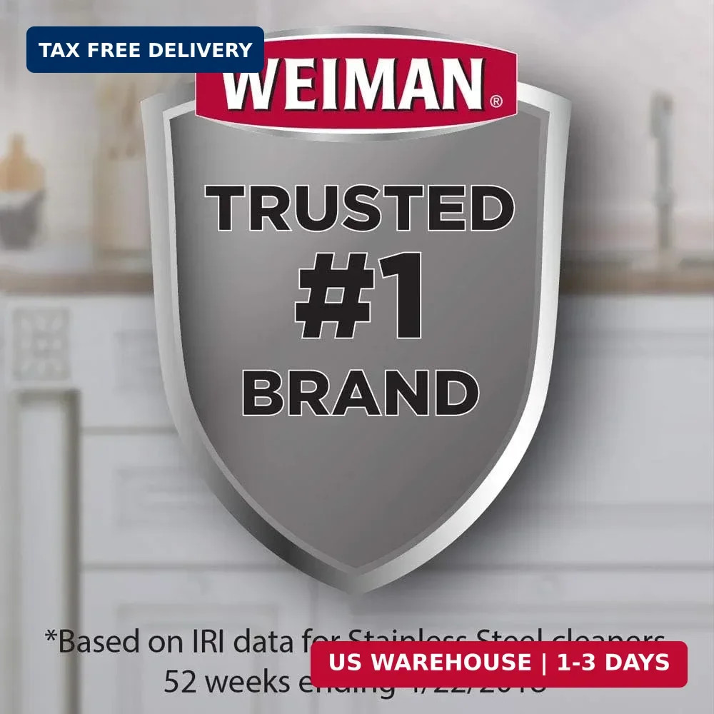 Weiman Stainless Steel Sink and Pots & Pans Cleaner and Polish
