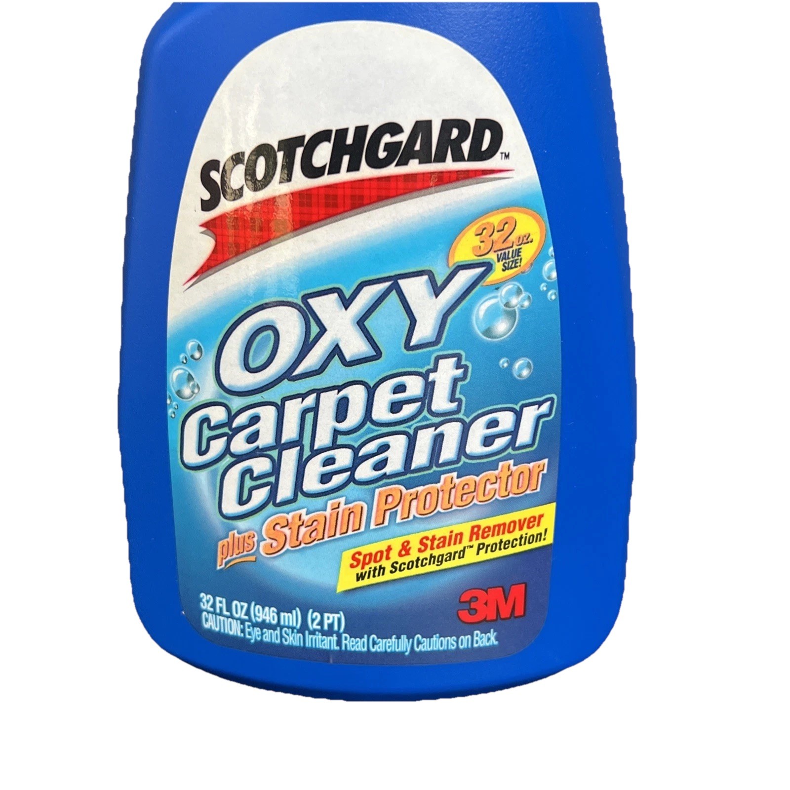 Scotchgard 3M Oxy Carpet Plus Spot & Stain Remover Protector ORIGINAL 32 Oz. HTF