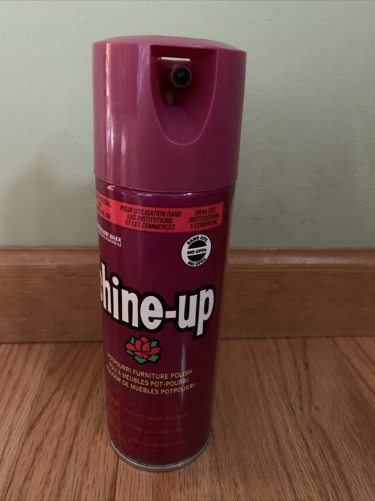Johnson Wax Professional Shine up Potpourri Furniture Polish- 15 Oz Spray
