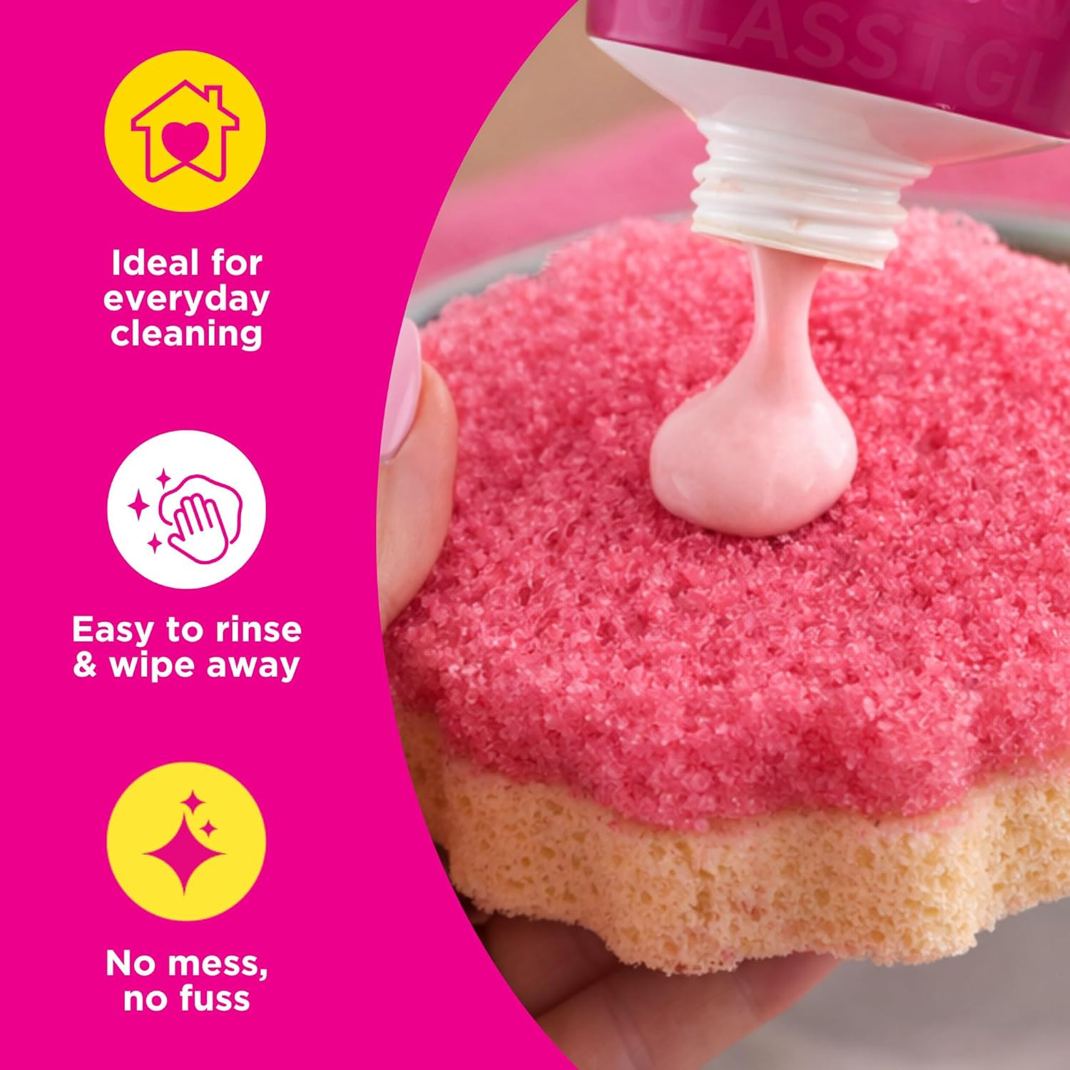 The Pink Stuff the Miracle Squeezable Cleaning Paste 300G Easy to Rinse Multi Pu