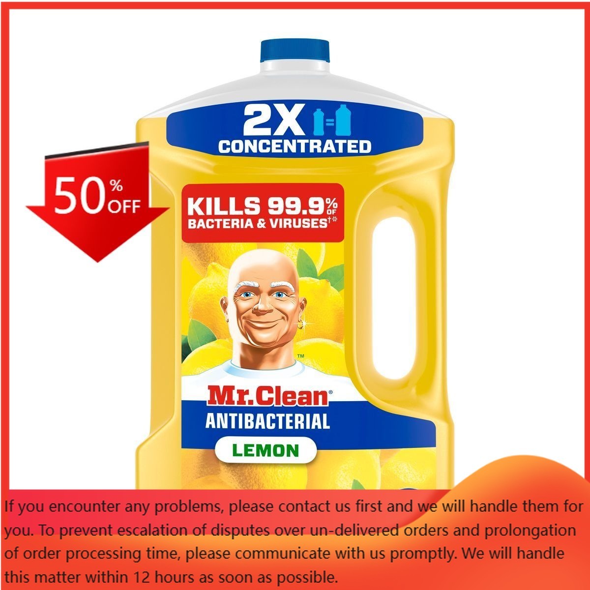 Mr. Clean Lemon All-Purpose Floor Cleaning Liquid – 99 fl oz