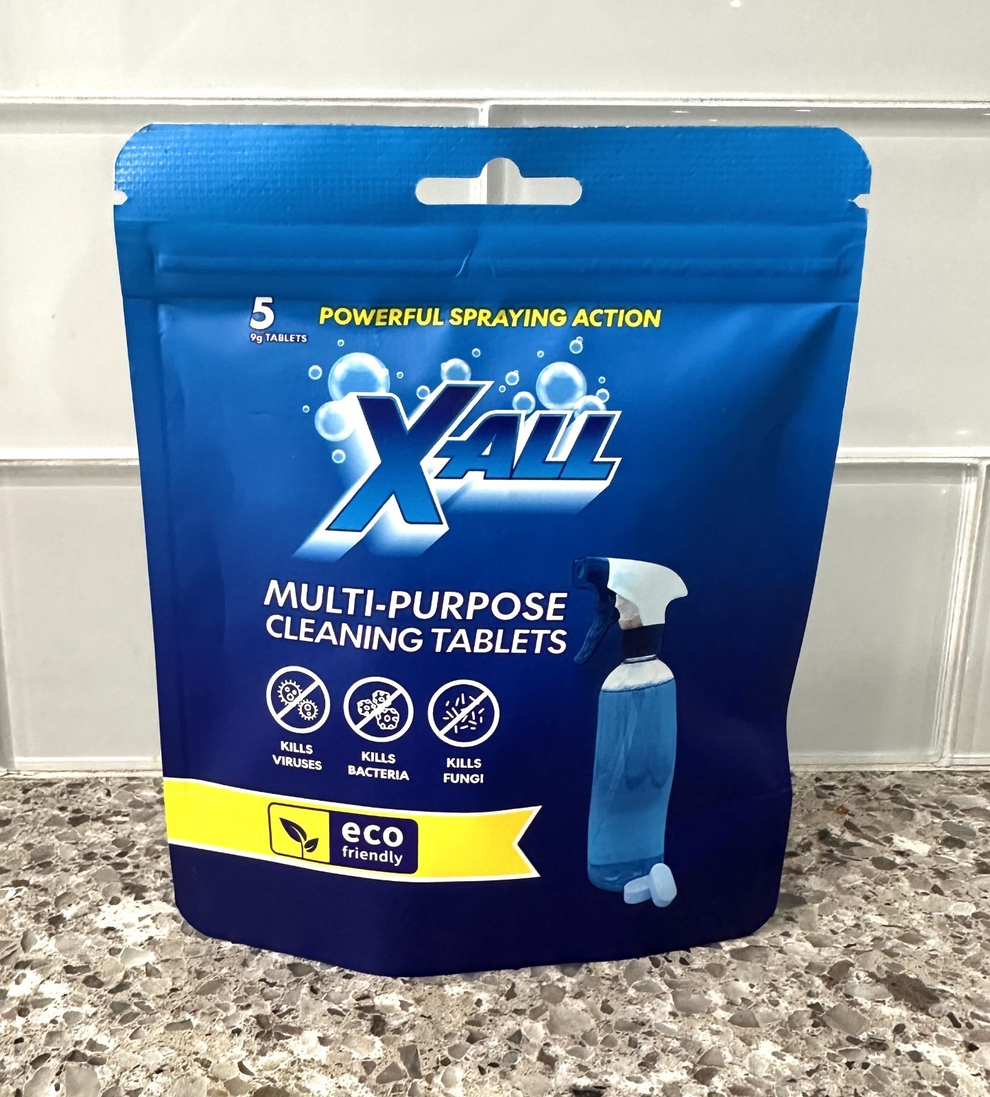 X-ALL Multipurpose Cleaning 1 Package of 5 Tablets New and Sealed