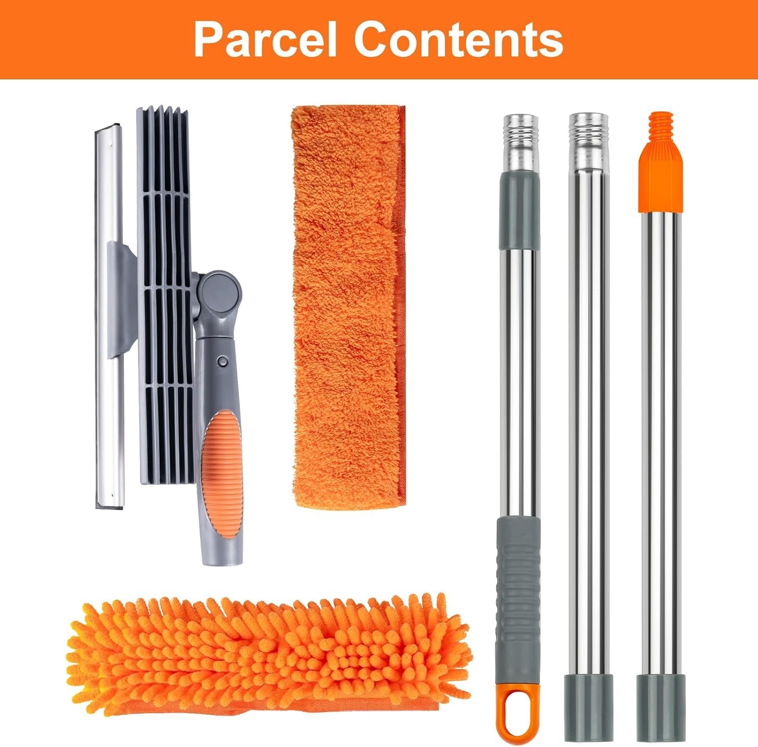 4 PCS Microfiber Dusting Duster Soft Feather Brush Household Cleaning Dust Tool
