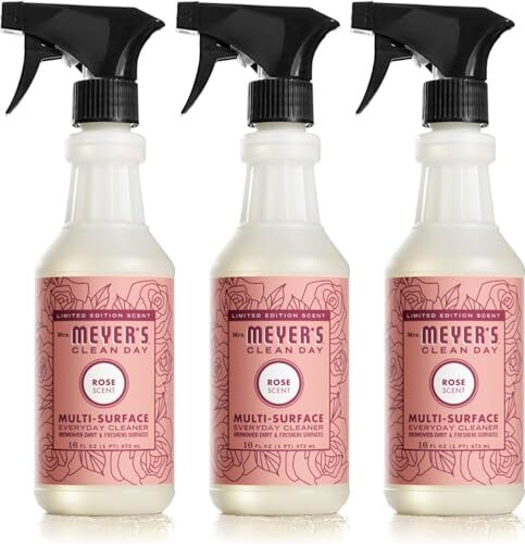 Mrs Meyers Clean Day Rose Multi Surface Cleaner Pack of 3 16 Fl Oz