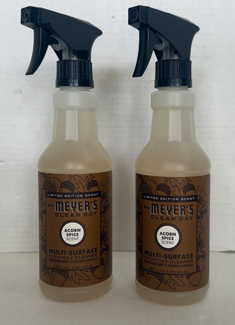 Mrs Meyers Clean Day Acorn Spice Multi Surface Cleaner Pack of 2 16 Fl Oz