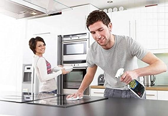 Cerama Bryte 28121 Cooktop Scraper and Pad Combo