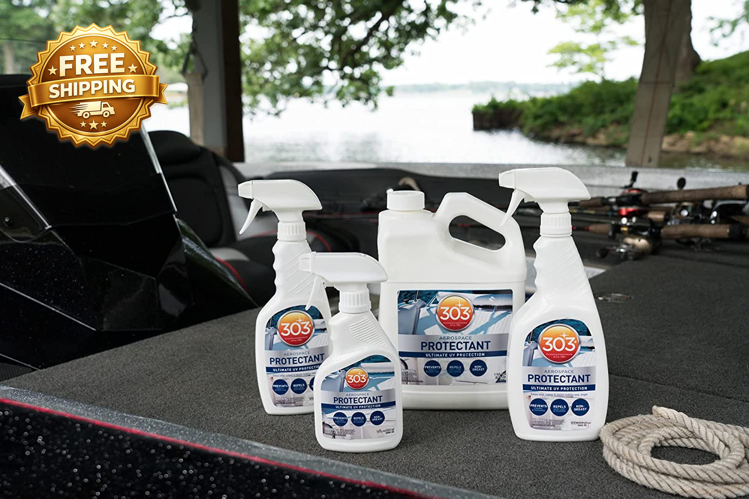 303 Marine & Aerospace Protectant – UV Protection, Repels Dust & Dirt, 10oz