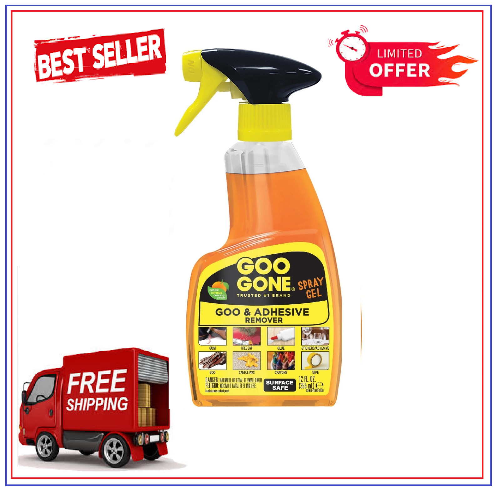 Goo Gone Original Spray Gel – 12 fl. oz