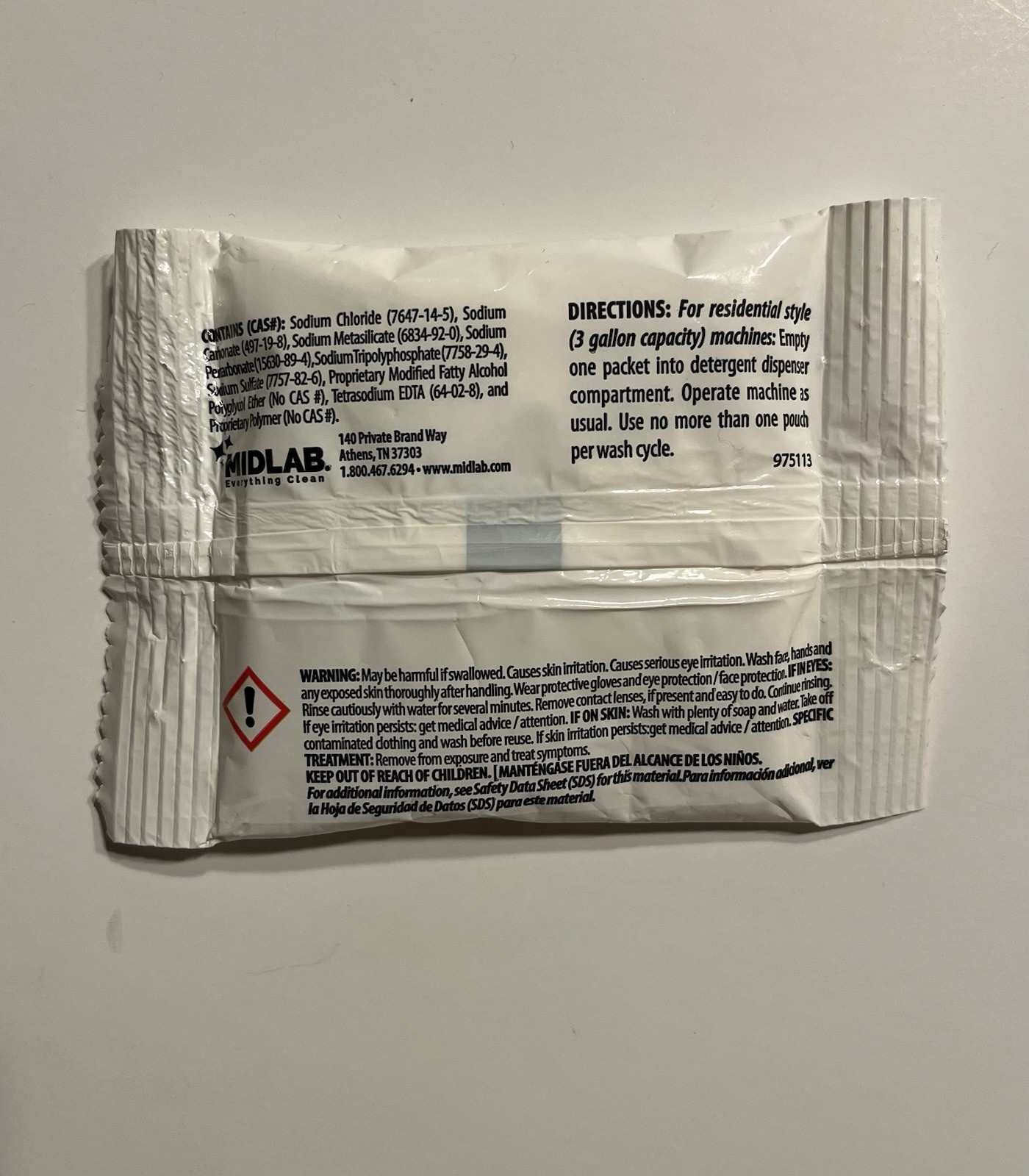 Maxim® Dish Aqua Automatic Dish Machine Detergent (1.4 oz. Packet) Single Pack
