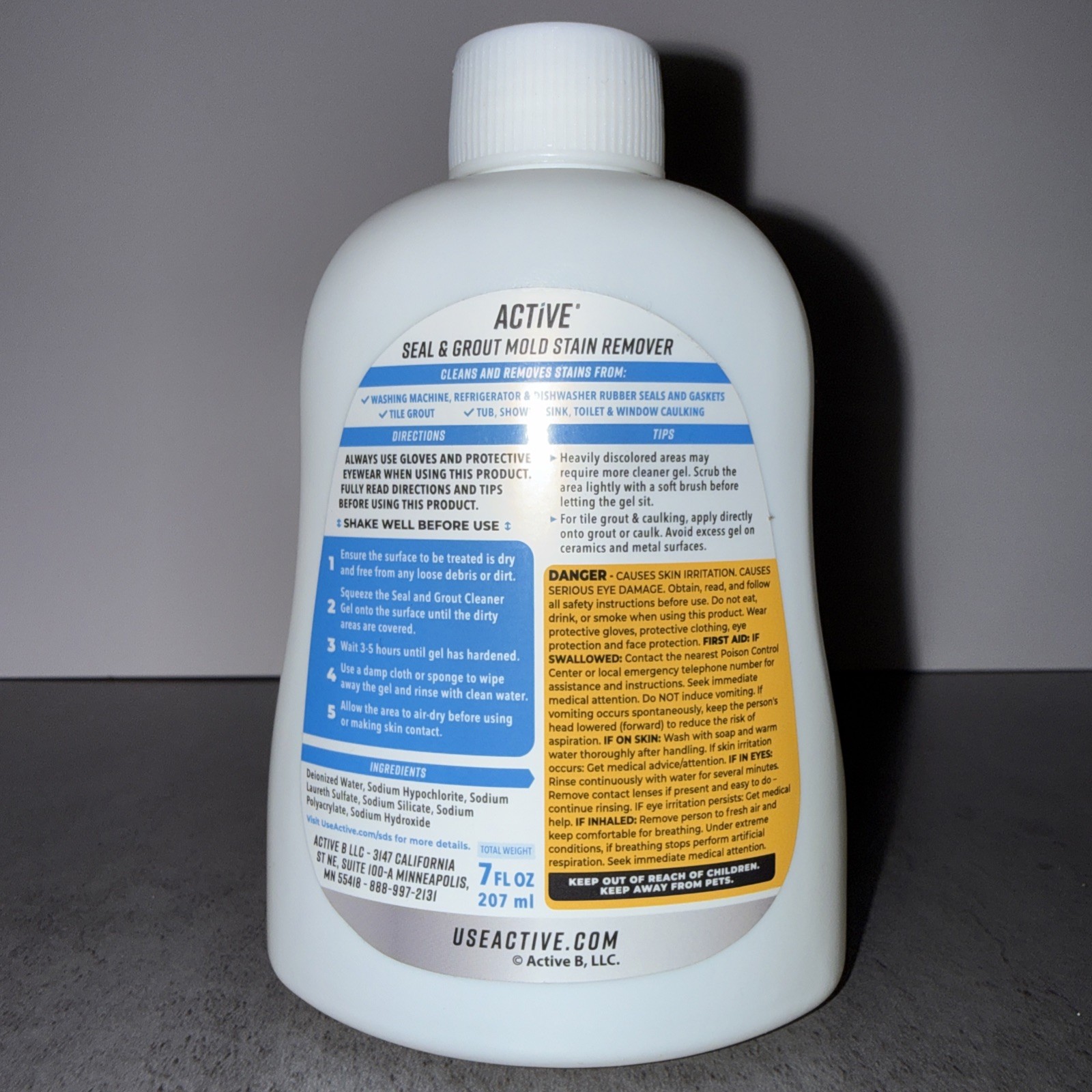 Active mold stain remover 7oz