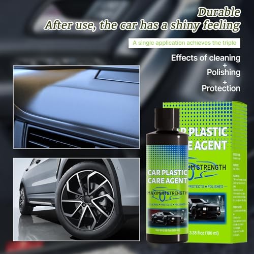 Plastic Restorer for Car Plastic Care Agent kit, Automotive Exterior and