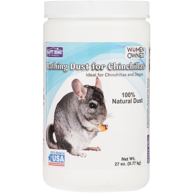 Natural Bathing Dust Chinchillas 27 oz Eco-Friendly Odor Control Pet Care New