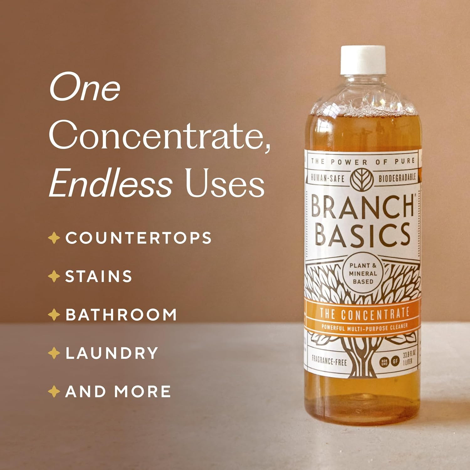Branch Basics Premium Starter Kit: All Purpose Cleaner, Glass, and Bathroom Clea
