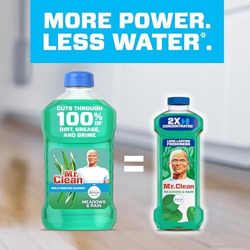 Mr. Clean All Purpose Cleaner, Meadows & Rain Scent, 41oz Concentrated Liquid