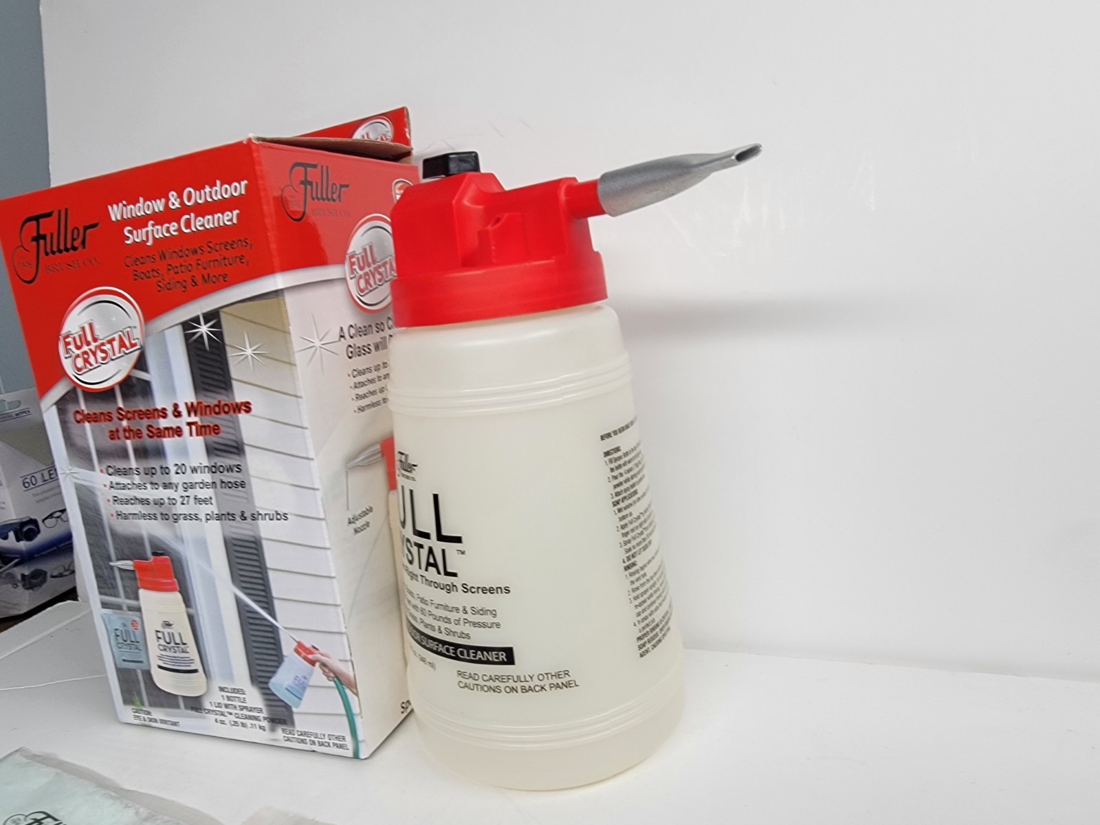 Fuller Brush FBFC-6 Full Crystal Window & Outdoor Surface Cleaner w/ 3 Refills
