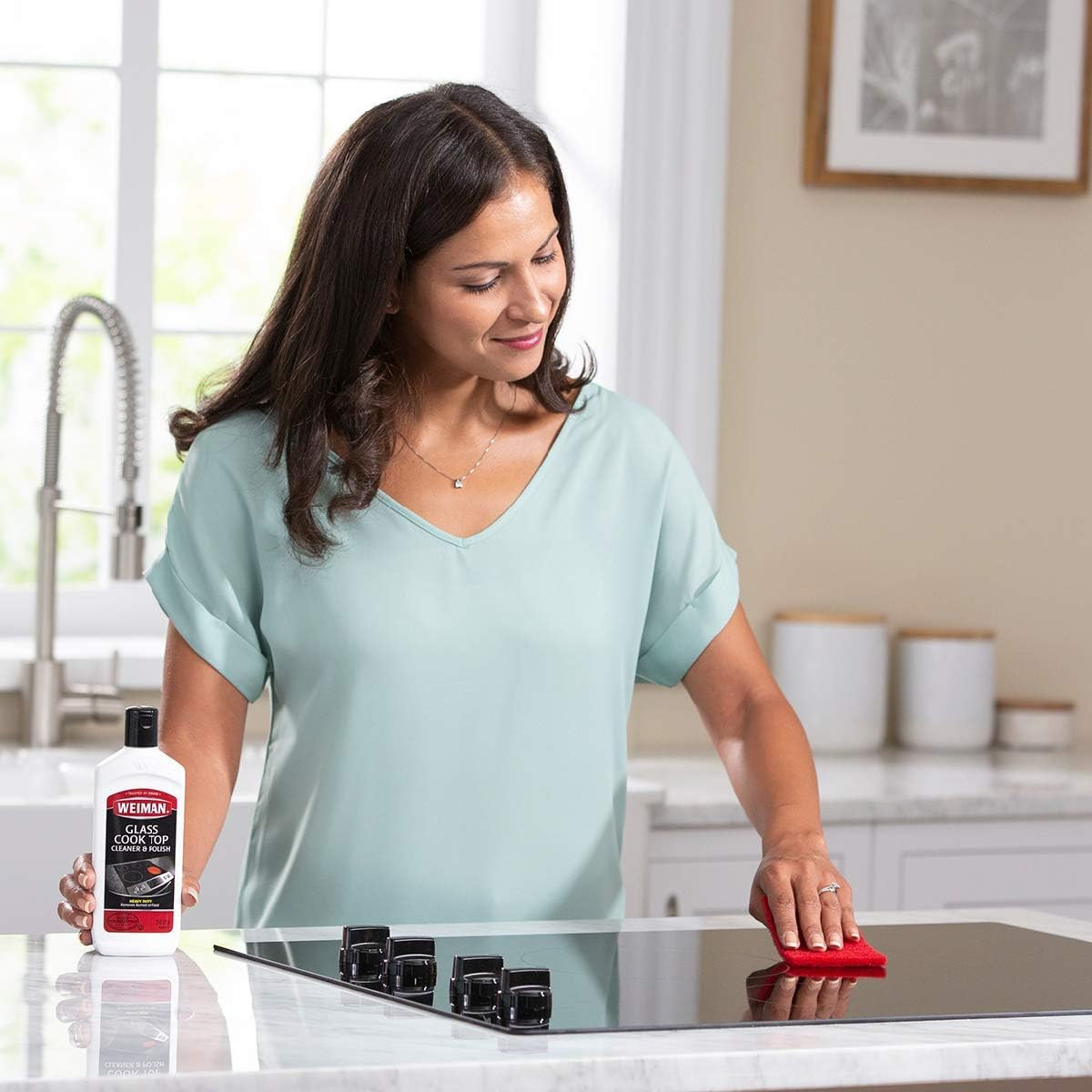 Glass Cooktop Heavy Duty Cleaner & Polish – Shines and Protects Glass/Ceramic Sm