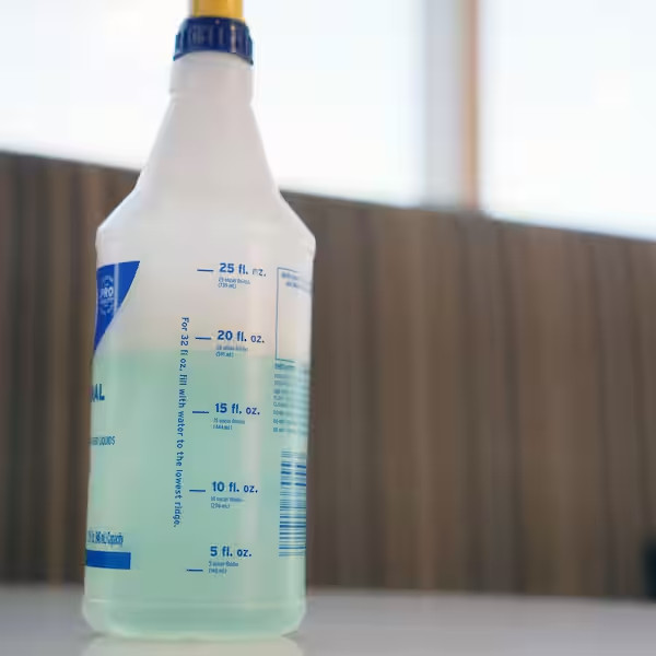 32 oz Spray Bottles 6 Pack Heavy Duty Adjustable Trigger Cleaning Bottles