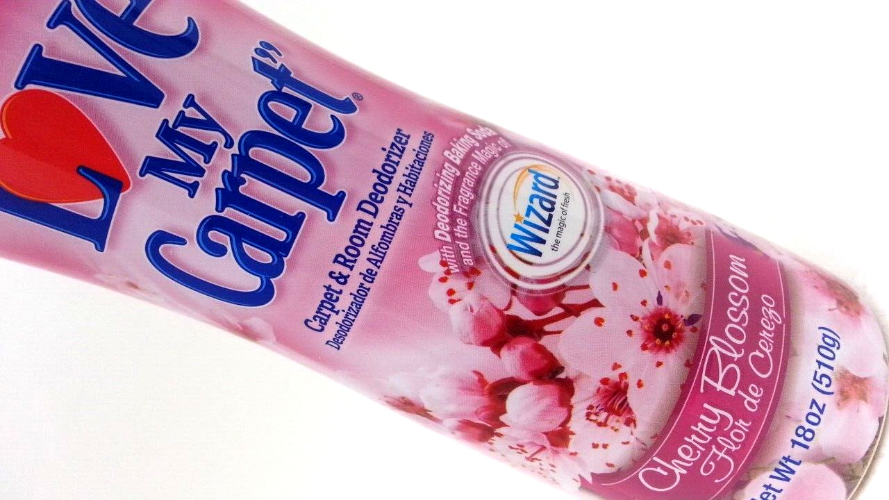 5x LOVE MY CARPET 2-in-1 Carpet & Room Deodorizer CHERRY BLOSSOM 18 Oz Ea SEALED