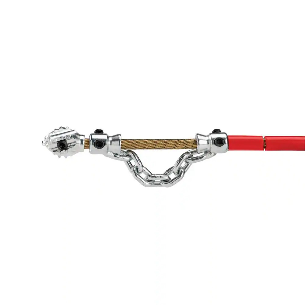 Flexshaft Wall-To-Wall Drain Cleaning, Penetrating Ball Head for Obstructions in