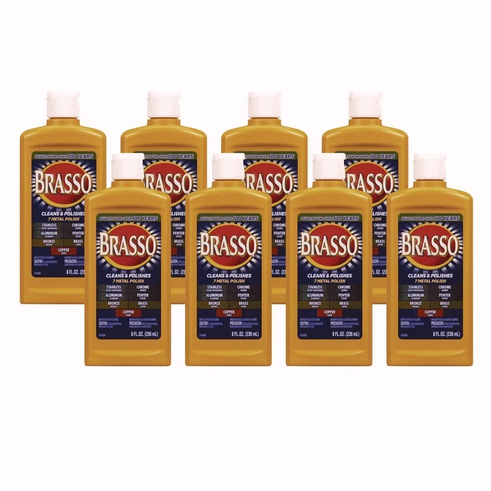 Lysol 89334 8 oz. Bottle Metal Surface Polish (8/Carton) New