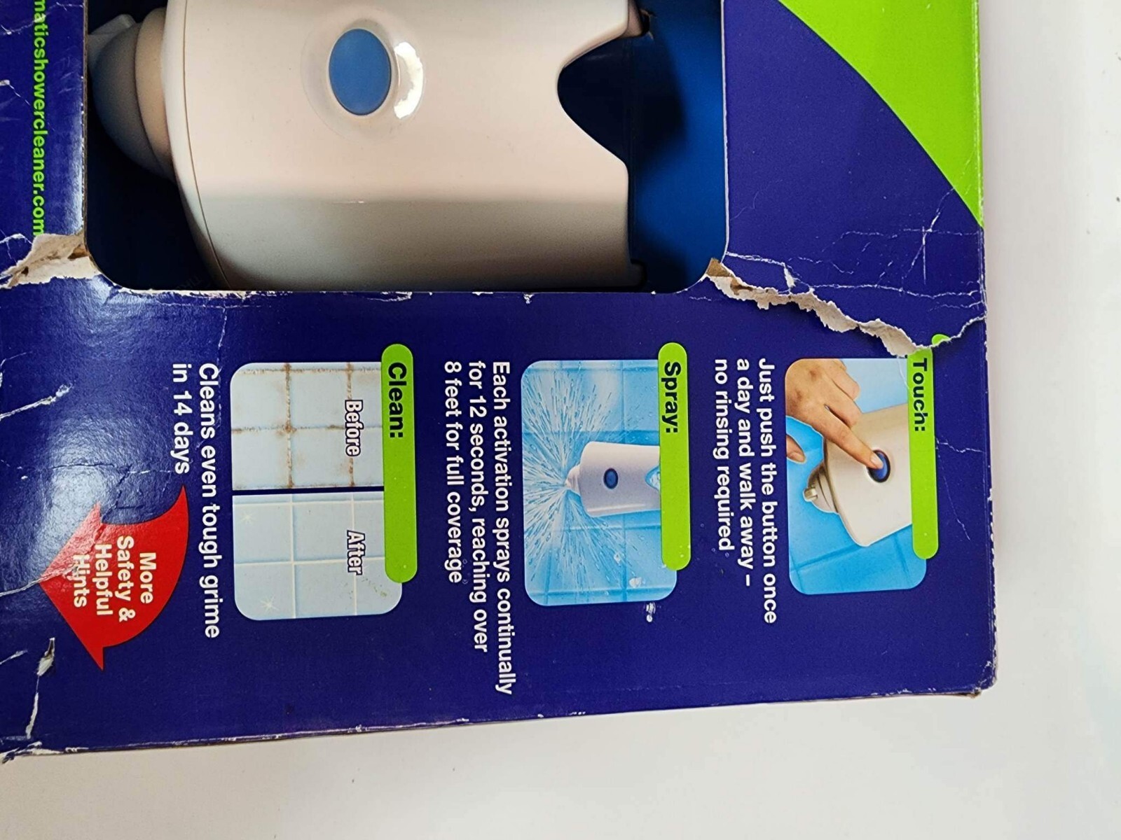 Johnson Automatic Shower Cleaner Scrubbing Bubbles Kit Dual Sprayer