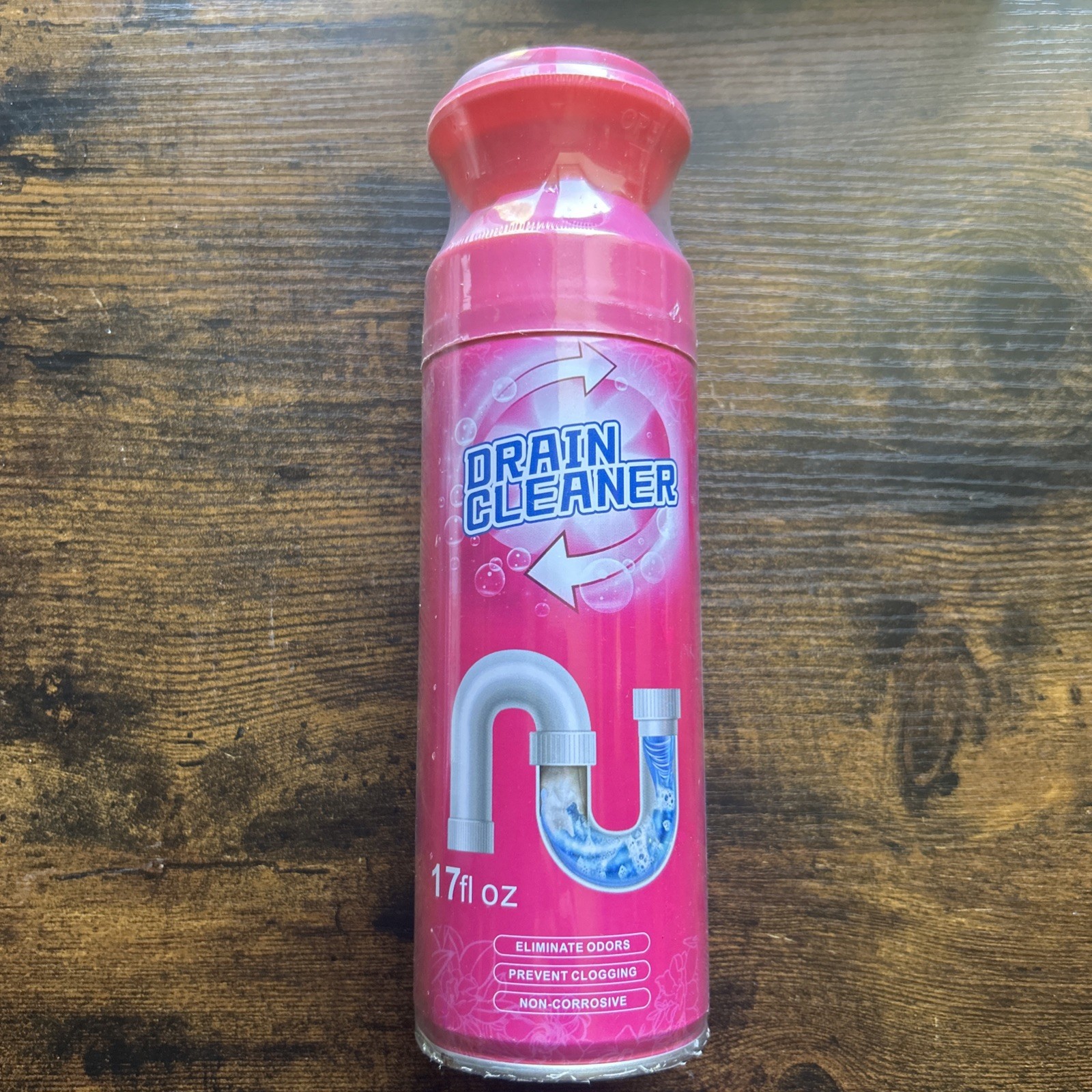 Foaming Drain Cleaner and Deodorizer, Drain Clog for Kitchen/Bathroom Sinks Seal