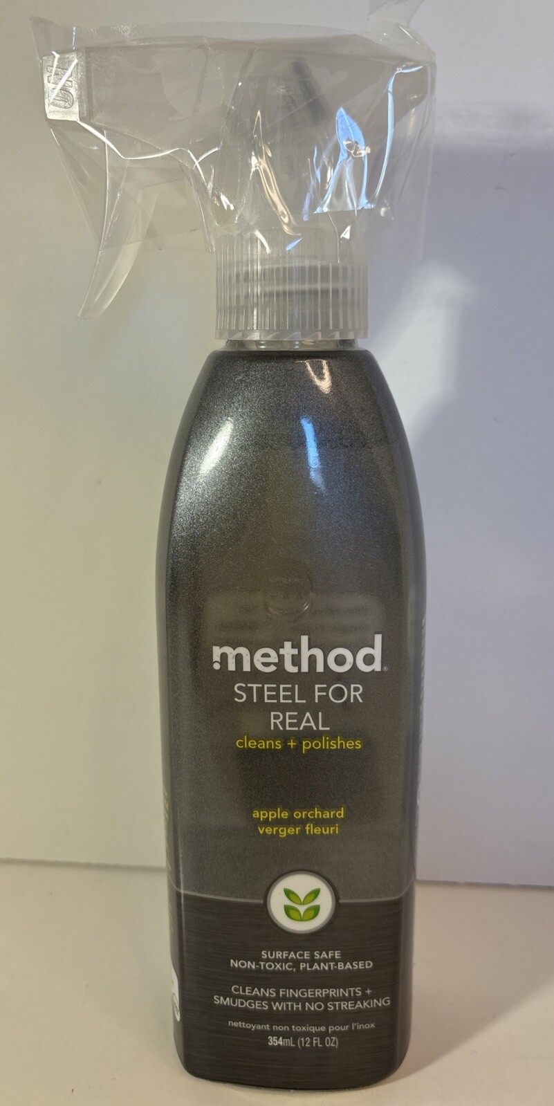 Method Steel For Real Clean Polish Apple Orchard Plant-based Non-toxic 12 fl oz