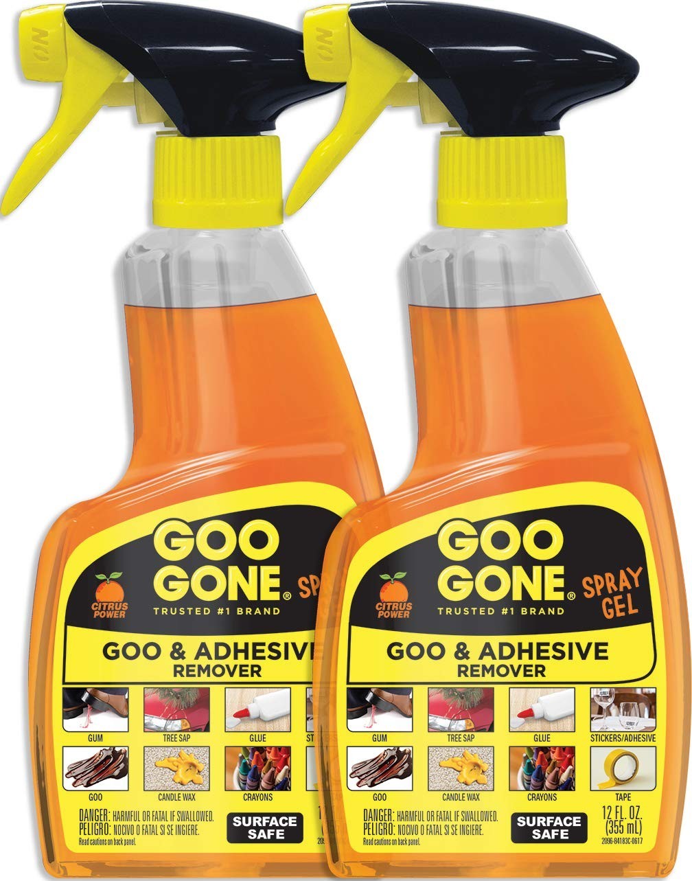 Safe & Effective Adhesive Remover Spray Gel – 12 Oz, Perfect for Carpet & Glass