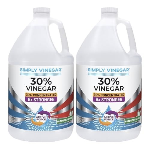 30% Pure Concentrated Vinegar – Powerful Cleaning Solution for Home & Garden, 12